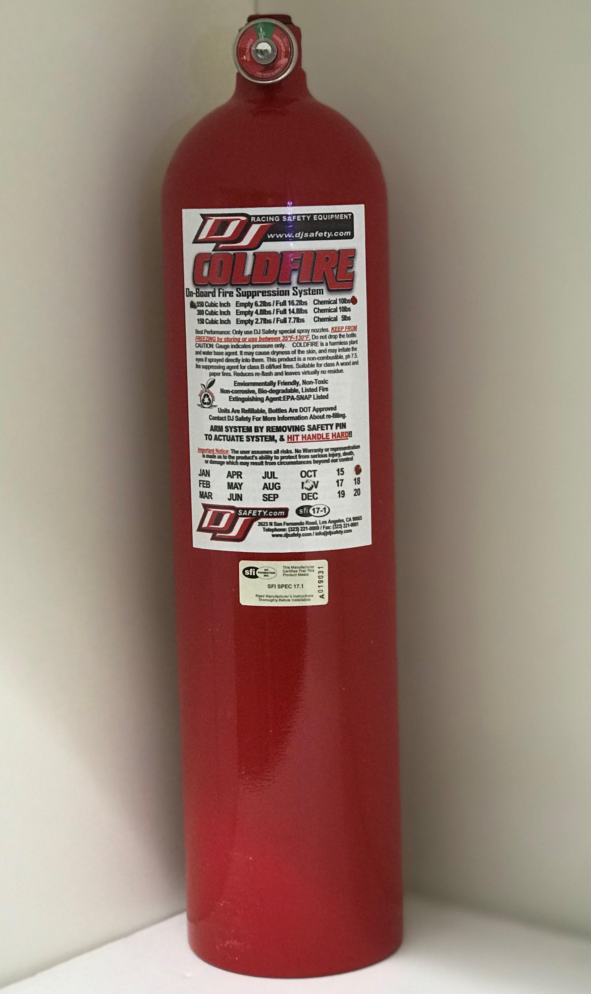10 lb replacement fire bottles(cold fire) Wizard's Warehouse