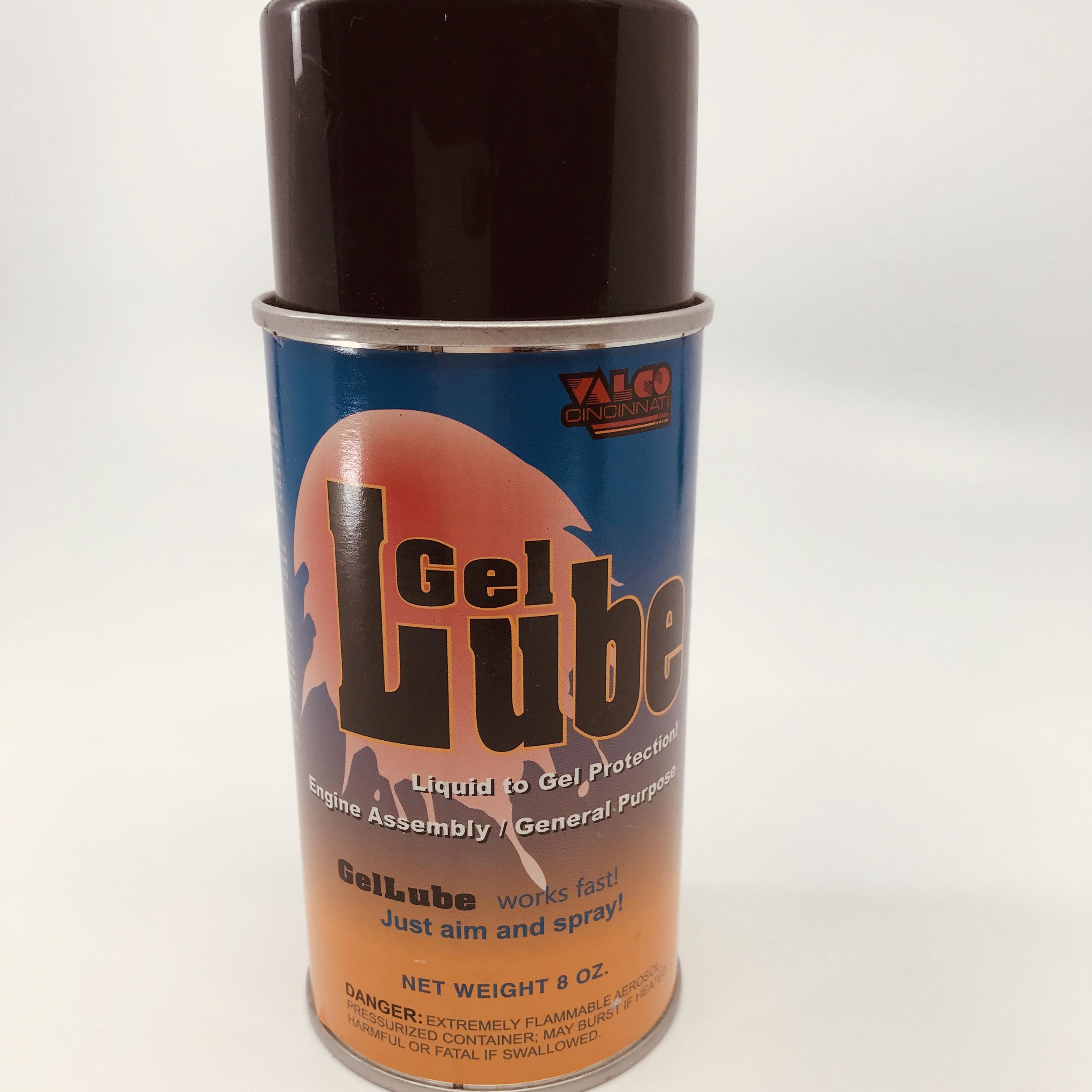 spray can with gel lube in it